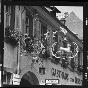 Gasthausschild "Zum Hirschen"