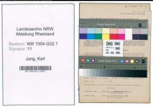 Entnazifizierung Karl Jung , geb. 01.08.1904 (Baeckermeister)
