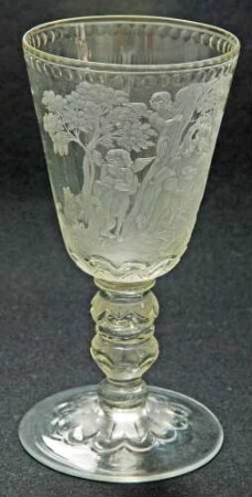 Pokal mit Venus und Adonis [Deckel nicht original zugehörig]