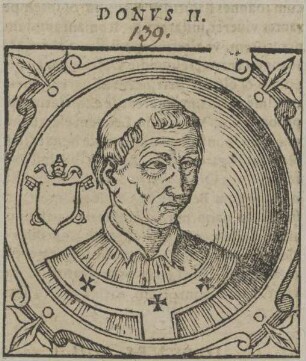 Bildnis von Papst Donus II.