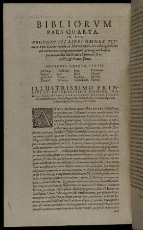 Illustrissimo Principi Et Potentissimo Domino, Domino Guilhelmo, Landgravio Hassiæ [...]