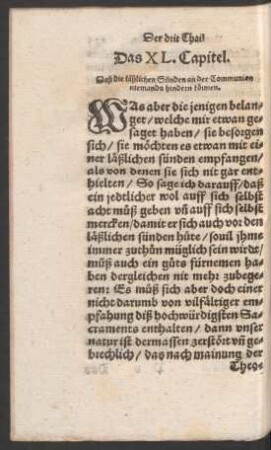 Das XL. Capitel.