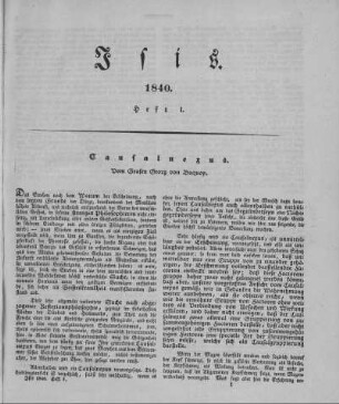 Causalnexus / vom Grafen Georg von Buquoy