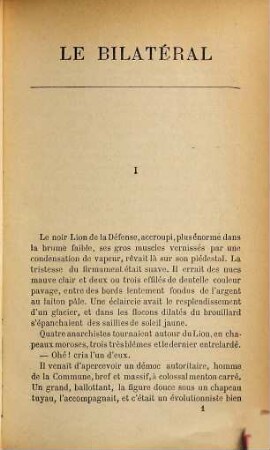 Le bilatéral : Moeurs révolutionnaires parisiennes
