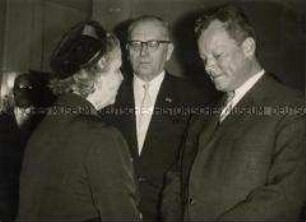 Willy Brandt im Gespräch