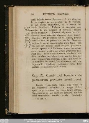 Cap. IX. Omnia Dei beneficia de peccatorum gravitate testari docet.