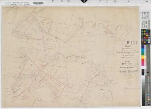 Bottrop (Bottrop), Teilung der Boyer und Batenbrocke Gemeinheiten, Bl.3 Brouillonkarte Nessels Winkel und Huskes Heide
