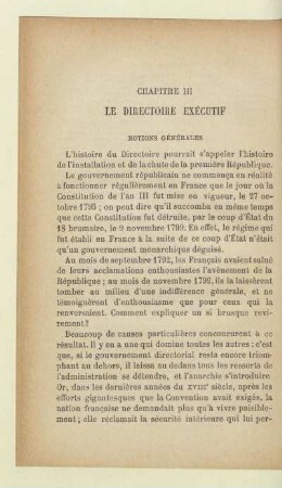 Le Directoire exécutif