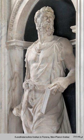 Heiliger Petrus - Grabmal Leos X., Det.: Heiliger Petrus