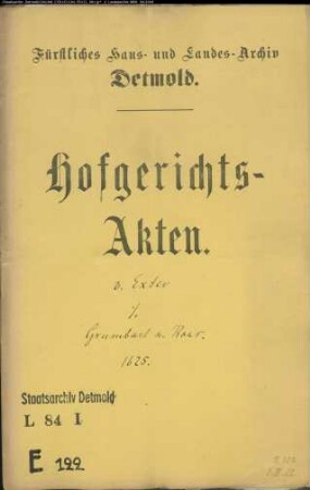 von Exter, Henrich gegen Henrich und Joh. Grumbart und Consort. - Schuldforderung