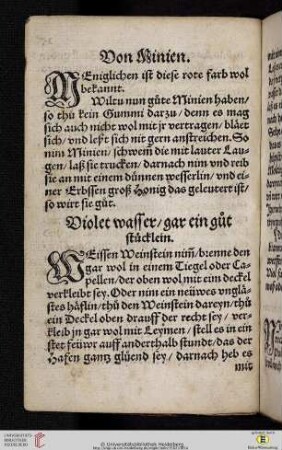 Violet wasser / gar ein gut stücklein