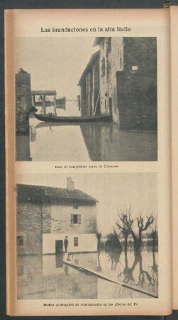 Las inundaciones en la alta Italia - [Ilustración]