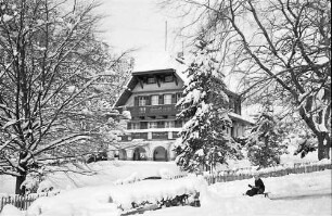 Glotterbad: Haus im Schnee