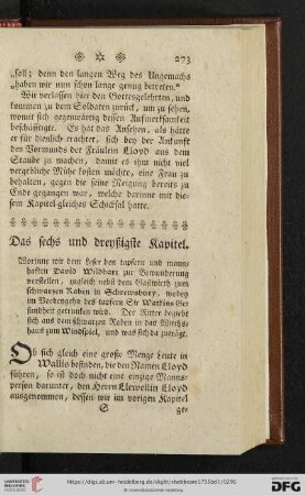 Das sechs und dreyßigste Kapitel