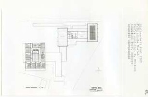 Volksschule Emstek (Diplomarbeit bei Kurt Dübbers): Grundriss Obergeschoss 1:200