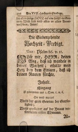 298-302, Text; Inhalt; Eingang