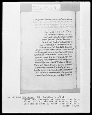 Augustinus, Excerpta ex operibus —