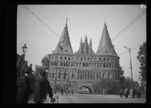 Lübeck (Schleswig-Holstein): Holstentor (Stadtseite)
