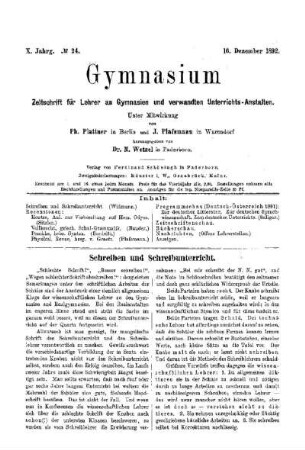 Schreiben und Schreibunterricht