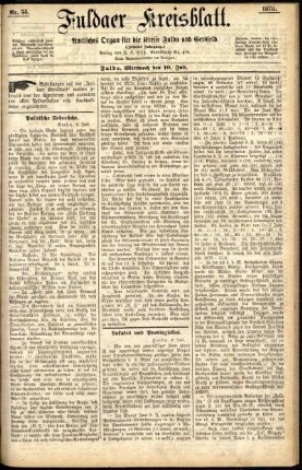 Ausgabe vom Mittwoch, den 10. Juli 1878.