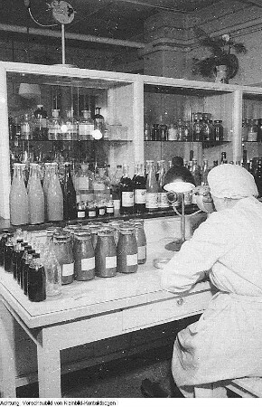 Dresden. VEB Kelterei Lockwitzgrund, Vertrieb und Produktion, 1956-1958