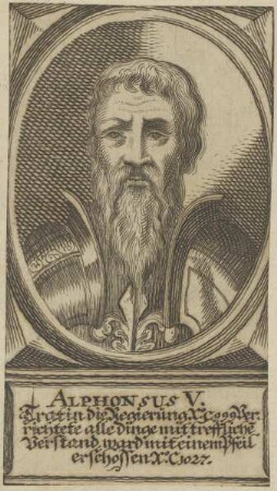 Bildnis des Alphonsus V.