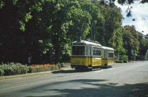 Stuttgart Feuerbach Stuttgrter Straße SSB Triebwagen 851 Beiwagen