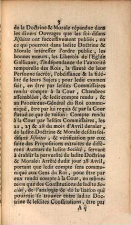 Arrest Du Parlement De Bordeaux : Du 26 Mai 1762 ; Extrait Des Registres De Parlement
