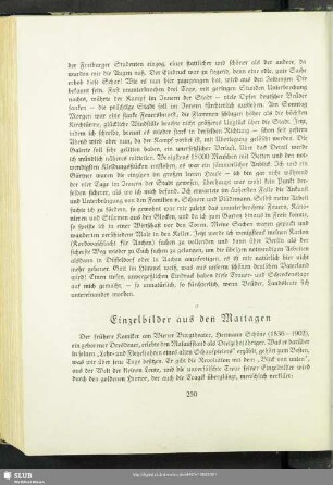 Einzelbilder aus den Maitagen