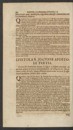 Epistola Catholica S. Judae Apostoli.