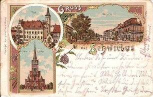 Postkarte, Schwiebus (Świebodzin)