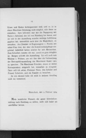 München, den 9. Februar 1904