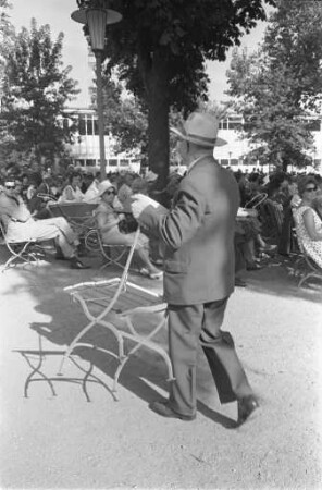 Konzert des Luftwaffenmusikkorps im Stadtgarten.