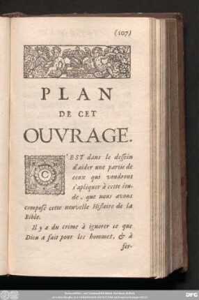 Plan De Cet Ouvrage.