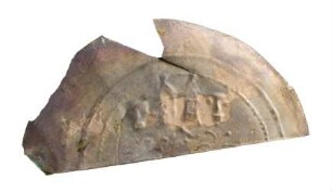 Münze, Brakteat (Hälbling), Anfang 13. Jh.