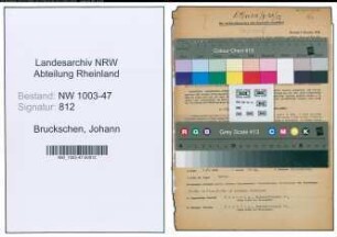 Entnazifizierung Johann Bruckschen , geb. 16.12.1901 (Bankdirektor)