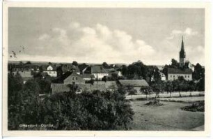Ottendorf-Okrilla. Blick auf Ottendorf-Ockrilla