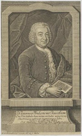 Bildnis des Joannes Fridericus Joachim
