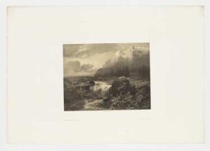 Landschaft mit Gebirgsfluss, Blatt 78 der Folge "Werke"