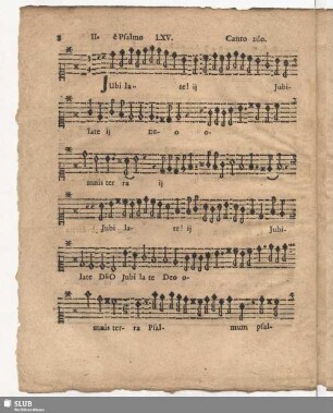 II. Jubilate Deo omnis terra