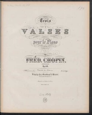 No. 3: Trois valses pour le piano Op. 64