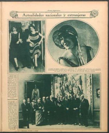 Actualidades nacionales y extranjeras [Fotografías]