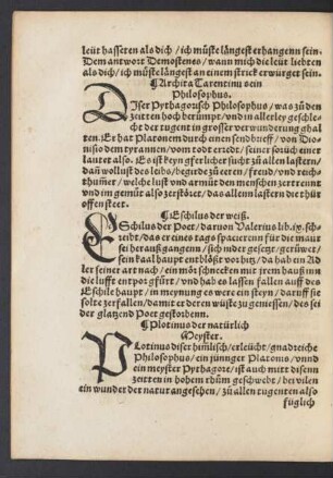 Plotinus der natürlich Meyster.