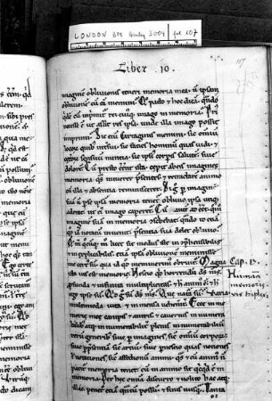 Buchseite, Folio 107 recto
