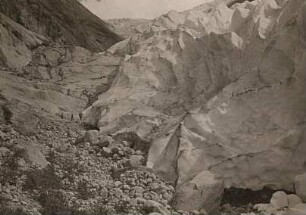 Norwegen. Brigsdalsgletscher. Schmelzwassergerölle