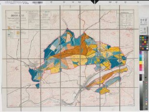 Wirtschafts-Karte des Preuß. Forstamtes Bredelar Bl. 1, Waldzustand 1.10.1939, Handstück des Oberforstbeamten