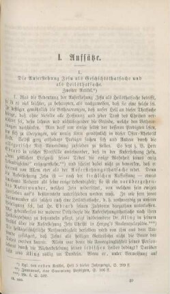 579[581]-592[594] Die Auferstehung Jesu als Geschichtsthatsache und als Heilsthatsache : Fortsetzung