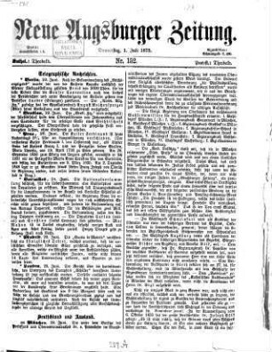 Neue Augsburger Zeitung. 1875,7/12