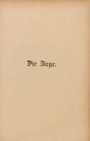 Die Ziege