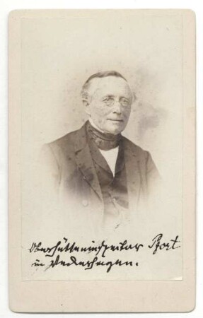 Oberhütteninspector Pfort in Veckerhagen. (Pfort, Johann Conrad zu Veckerhagen)